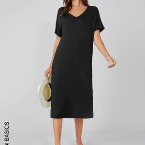 NEW SHEIN Basics Split Hem Dress